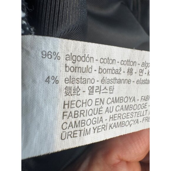 2/$30 Zara Medium Black & White Gingham Checkered Pants - Picture 9 of 13